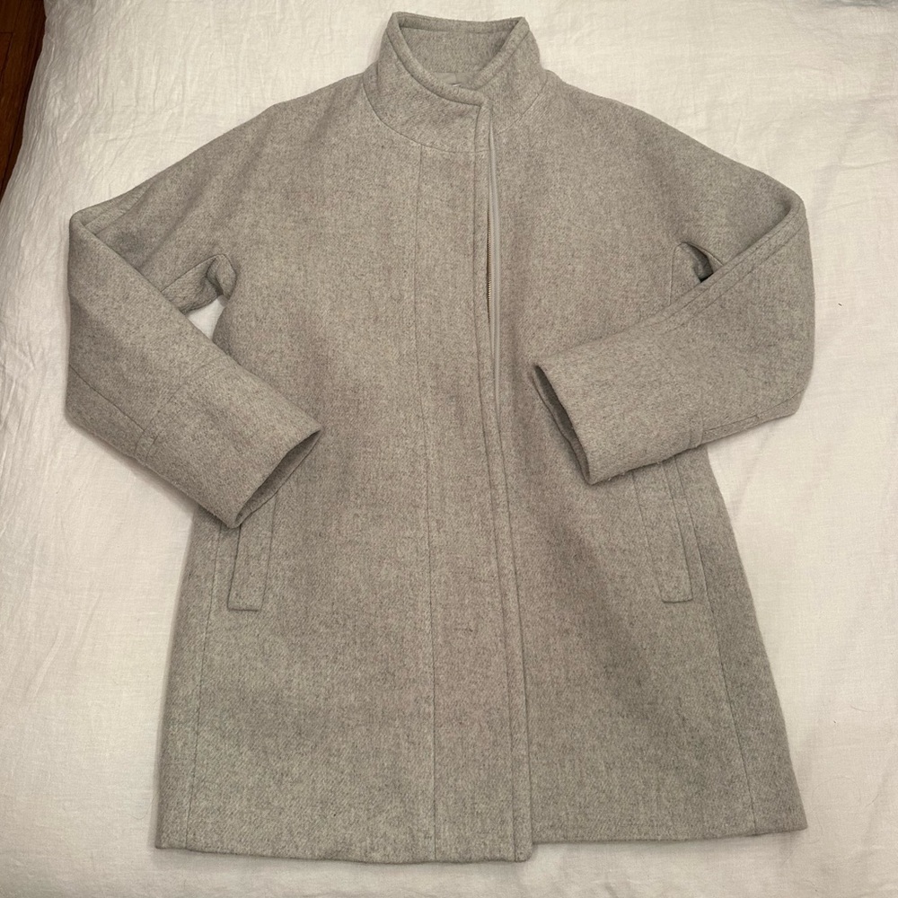 J Crew Cocoon Coat Grey - Picture 7 of 12